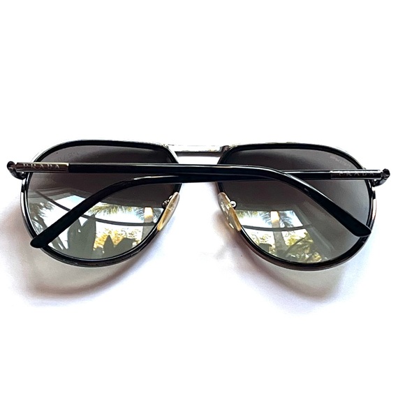 Prada Unisex Aviator Sunglasses - Italy - Picture 2 of 16